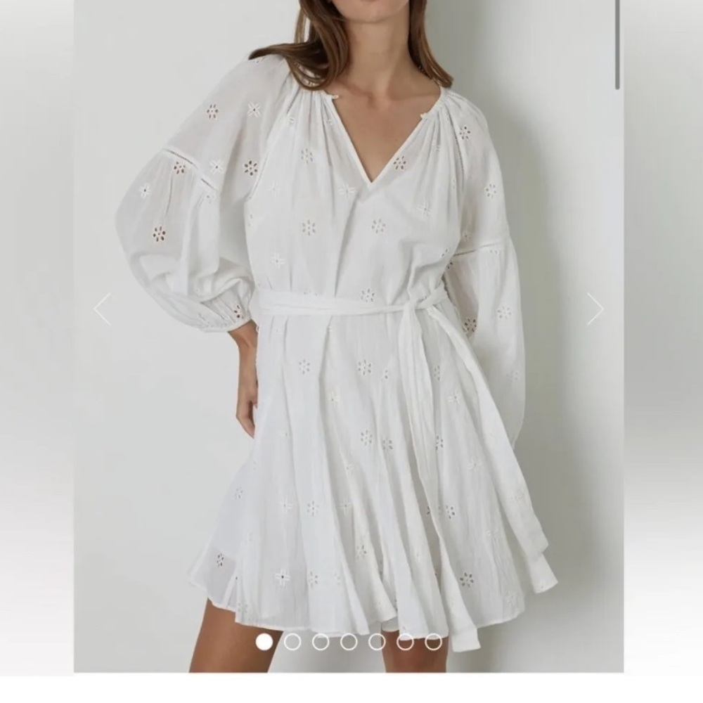 VELVET, GRACIE EYELET DRESS